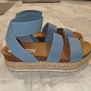 Steve Madden Kimmie Espadrille Blue